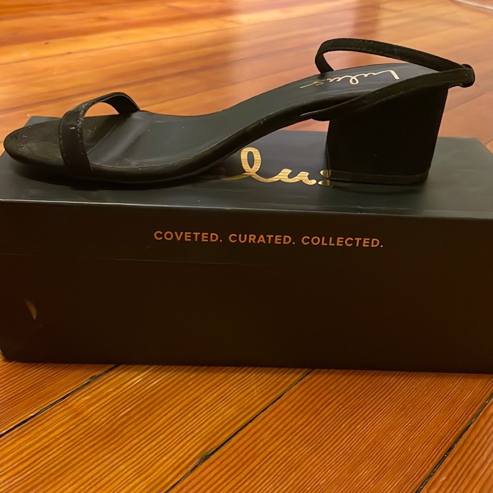Lulu’s Black Block Heel